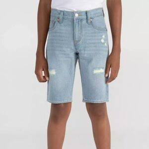 Boys Levi’s Denim Shorts Size 16 NWT Light Wash